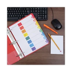 UNIVERSAL Table Of Contents Dividers Assorted Color 8-Tab 1-8 Letter White 6/PK 24802 11 UNIVERSAL Table Of Contents Dividers Assorted Color 8-Tab 1-8 Letter White 6/PK 24802 -Office Supplies Store GUEST f0722ff2 cea8 4a9a 94b4 51984cd4fa25
