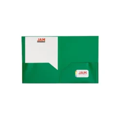 JAM Paper Plastic 2-Pocket Folders Green 6/Pack (382EGRD) -Office Supplies Store GUEST f0850ccb b148 4aaf a729 cef53dbc6fea 1