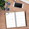 ASMBLD 2024 Refillable Planner 5"x8" Weekly/Monthly Faux Leather Tan