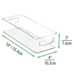 MDesign Small Plastic Office Storage Container Bin With Handles, 6 Pack - Clear 8 MDesign Small Plastic Office Storage Container Bin With Handles, 6 Pack - Clear -Office Supplies Store GUEST f0a27d0c ab2f 4731 8c6a 5fe9b77c8651