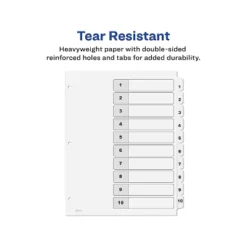 Avery Pre-Printed 10-Tab Numeric Dividers Customizable 11823 11 Avery Pre-Printed 10-Tab Numeric Dividers Customizable 11823 -Office Supplies Store GUEST f1e8ef2e 925c 4fa1 8c59 b7e3ea361066