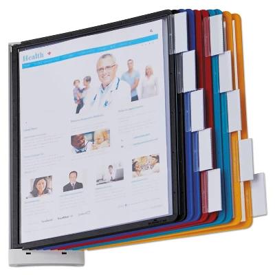 Durable Sherpa Wall-Mount Reference System 10 Panels 10 X 4 X 13 1/2 554100 5 Durable Sherpa Wall-Mount Reference System 10 Panels 10 X 4 X 13 1/2 554100 - Image 5