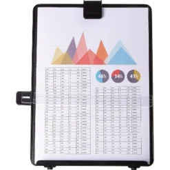 Fellowes Non-Magnetic Letter-Size Desktop Copyholder Plastic 125 Sheet Capacity Black 21106