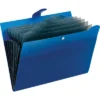 Globe-Weis 7 Pocket Expanding Files Blue 89551BLU