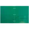 JAM 6pk Heavy Duty 3 Hole Punch 2 Pocket School Presentation Paper Folder Green