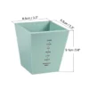 Unique Bargains Pen Cup Holder Plastic Pencil Stand Desk Stationery Organizer For Office Desktop