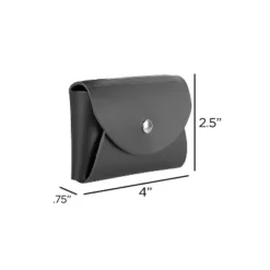 JAM Paper Italian Leather Business Card Holder Case With Round Flap Black 2233317456 -Office Supplies Store GUEST fcfb0534 13e0 4d8e 8e81 62e0d75a5f11