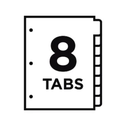 Avery Print & Apply Clear Label Dividers W/Color Tabs 8-Tab Letter 25 Sets 11993 -Office Supplies Store GUEST fdedcccc 5cbd 49a8 9d24 cd4f4f39b88f