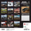Browntrout 2024 Wall Calendar 12"x12" Ram Trucks
